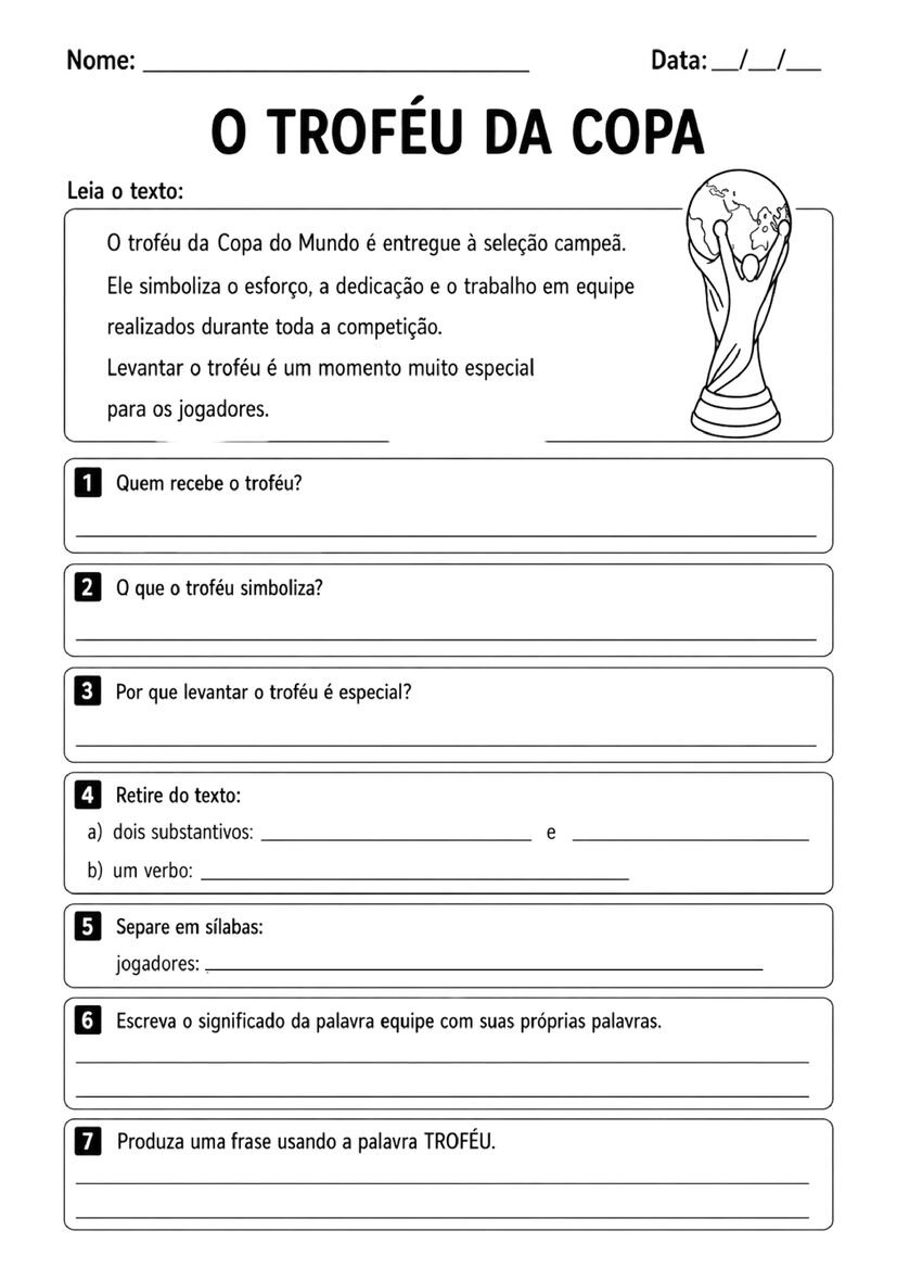 Atividades copa do mundo 2º ano prontas para imprimir pdf página 3